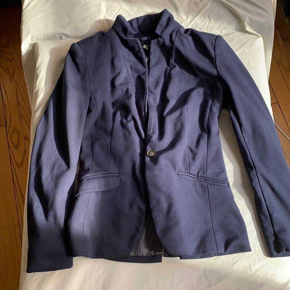 H&M Navy Blue Blazer